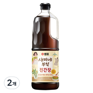 새미네부엌 진간장, 1.7L, 2개