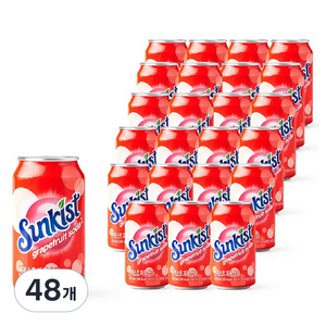 해태htb 썬키스트 자몽소다, 355ml, 48개