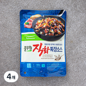 풀무원 직화짜장소스1입, 180g, 4개