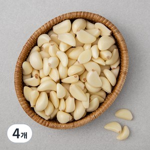 국내산 창녕 깐마늘, 300g, 4개