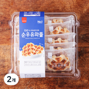 삼립 순우유 와플 10개입, 360g, 2개