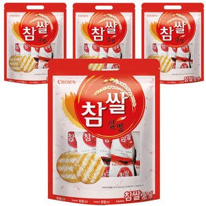 크라운 참쌀설병, 270g, 4개