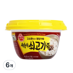 오뚜기 새송이 쇠고기죽, 285g, 6개