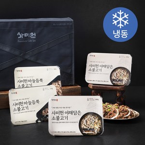 사미헌 불고기 야채불고기 400g x 2팩 + 마늘불고기 340g x 2팩 선물세트 (냉동), 1세트