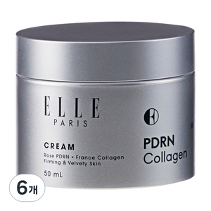 ELLE PARIS PDRN 콜라겐 탄력 크림, 50g, 6개