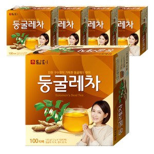 담터 둥굴레차, 1.2g, 100개입, 5개