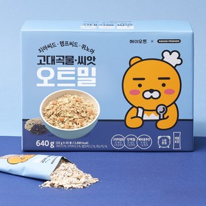 헤이오트 카카오프렌즈 고대곡물 씨앗 오트밀 20p, 640g, 1개