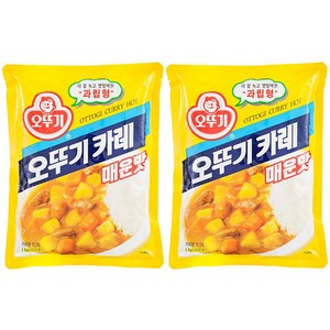 오뚜기 카레 매운맛, 1kg, 2개