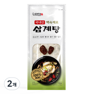 자연초 삼계탕 백숙재료, 100g, 2개