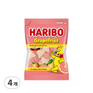 하리보 그레이프프루트 젤리, 100g, 4개