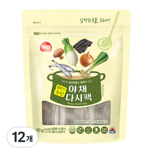 해표 야채 다시팩, 90g, 2개