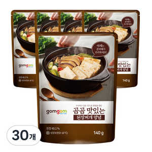 곰곰 맛있는 된장찌개 양념, 30개, 140g