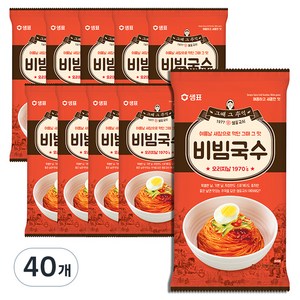 샘표 비빔국수, 135g, 40개