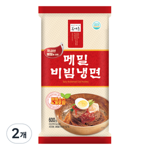 봉평촌 메밀비빔냉면, 600g, 2개