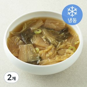 집반찬연구소 배추 된장국 (냉동), 650g, 2개