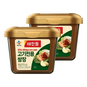 해찬들 고기전용 쌈장, 450g, 2개