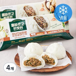 올반 양념갈비찐빵 (냉동), 360g, 4개