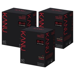 카누 다크 로스트 아메리카노 원두커피믹스, 1.6g, 60개입, 3개