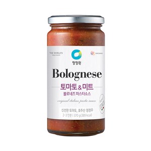 청정원 볼로네즈 파스타소스 토마토&미트, 370g, 1개