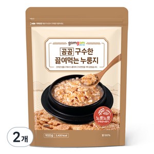 곰곰 구수한 끓여먹는 누룽지, 900g, 2개