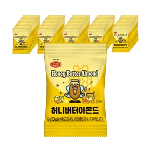 머거본 허니버터 아몬드, 10g, 50개