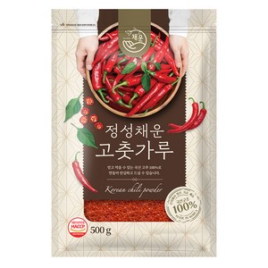 채운 국산 고춧가루 고운굵기 보통매운맛, 500g, 1개