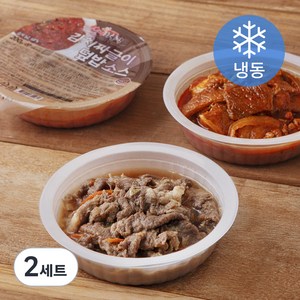 한끼의품격 한품 덮밥소스 A 소불고기 210g + 제육덮밥 210g + 김치짜글이 200g 세트 (냉동), 2세트