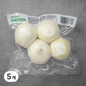 국내산 깐 양파, 1kg, 5개