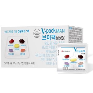 브이팩 남성용 멀티비타민, 90g, 1개