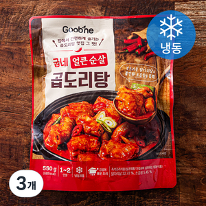 굽네 얼큰 순살 곱도리탕 (냉동), 550g, 3개