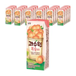 남양과수원 복숭아 음료, 190ml, 24개