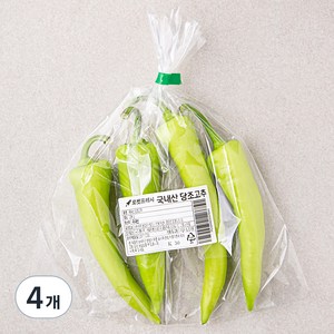 국내산 당조고추, 200g, 4개