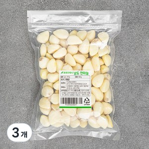 남도 깐마늘, 500g, 3개