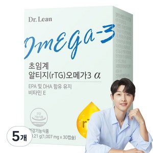 닥터린 초임계 알티지 오메가3 알파 30.21g, 30정, 5개