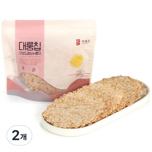 작월담 대룽칩 귀리 누룽지, 180g, 2개