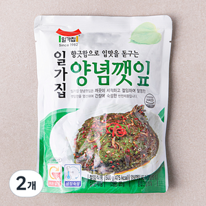 일가집 양념깻잎, 2개, 500g