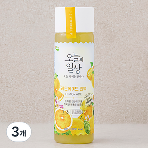 오늘의일상 레몬에이드 원액, 400ml, 3개