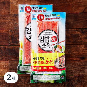 대림선 김밥 애 쏘옥 맛살, 132g, 4개