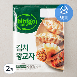 비비고 김치 왕교자 (냉동), 315g, 2개