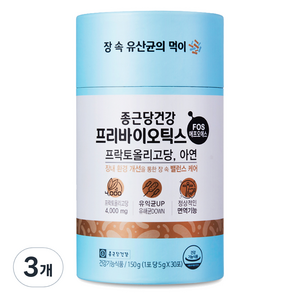 종근당건강 프리바이오틱스 FOS, 150g, 3개