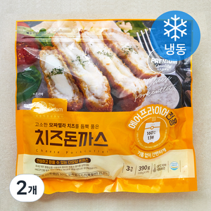 더오담 치즈 돈까스 (냉동), 390g, 2개