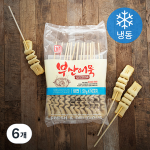 대림선 빅사각 꼬치 (냉동), 800g, 6개