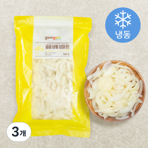 곰곰 냉동 양파 슬라이스, 500g, 3개