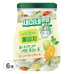 새미네부엌 물김치 양념, 130g, 6개