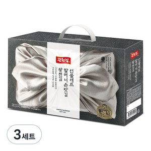 광천김 할머니 손맛 재래 도시락김, 3세트