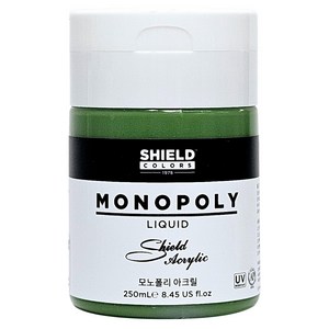 쉴드 모노폴리 아크릴물감 637 Oxide Geen, 250ml