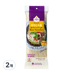 티아시아키친 쌀국수면 3mm, 2개, 250g