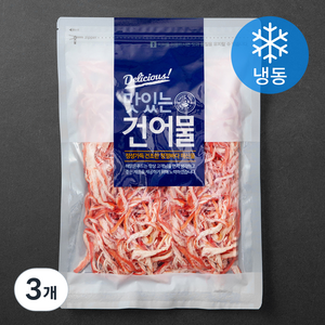 해맑은푸드 홍진미채 (냉동), 400g, 3개