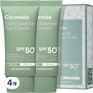 닥터방기원 시카마이드 데일리 에센스 선크림 SPF50+ PA++++, 50g, 4개