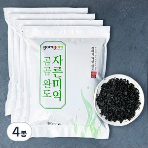 곰곰 완도 자른미역, 500g, 4봉